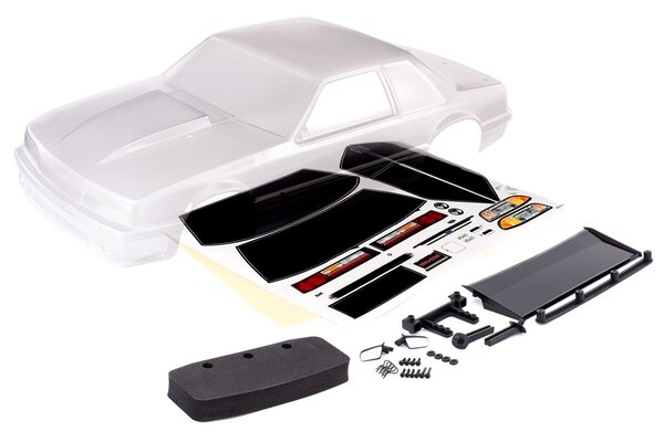 Traxxas 9421  BODY MUSTANG FOX CLEAR
