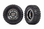 Traxxas 8854X Tires and wheels, assembled, glued (TRX-6® 2.2' wheels, Canyon RT 4.6x2.2' tires) (rear) (2)