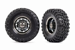 Traxxas 8854X Tires and wheels, assembled, glued (TRX-6® 2.2' wheels, Canyon RT 4.6x2.2' tires) (rear) (2)