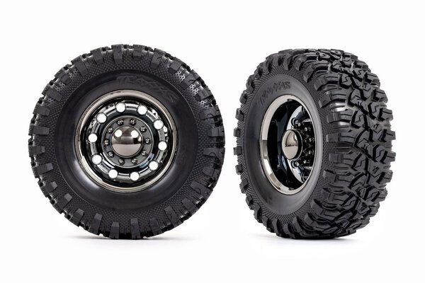 Traxxas 8854X Tires and wheels, assembled, glued (TRX-6® 2.2' wheels, Canyon RT 4.6x2.2' tires) (rear) (2)