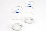 Traxxas 5434 Spring, shock (white) (GTR) (1.6 rate blue) (1 pair)