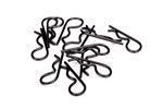 Traxxas 3934A  BODY CLIPS HD BLACK (12)