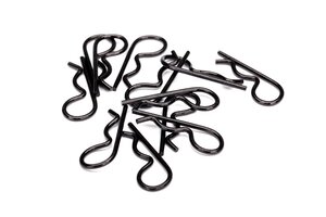 Traxxas 3934A  BODY CLIPS HD BLACK (12)