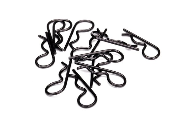 Traxxas 3934A  BODY CLIPS HD BLACK (12)