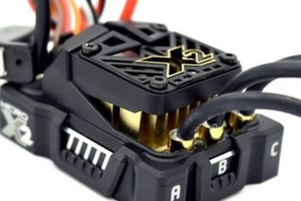 Castle Creations CSE010-0169-02  Mamba Mirco X2, 16.8V, WP Sensored ESC with 0808-5300KV Motor Combo
