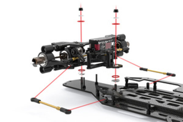 Corally (Team Corally) COR00133  1/8 SSX-823 On Road Pan Car Chassis Kit (No Body, Motor, Tires or Electronics)