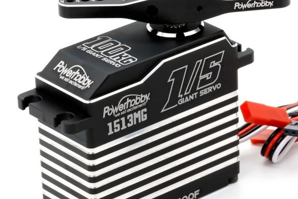 Powerhobby PH1513MG  Powerhobby 1513MG 1/5 Aluminum Waterproof High Torque Brushless Servo 3S / 4S
