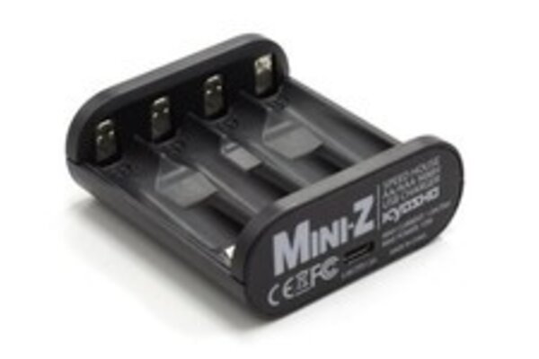 Kyosho KYO71999  USB Charger, Mini-Z Speed House, AA and AAA Ni-Mh