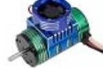 Powerhobby PHT1299-Blue  PowerHobby 1/8 Aluminum High Speed LED Lights Cooling Fan Heatsink Mount Blue