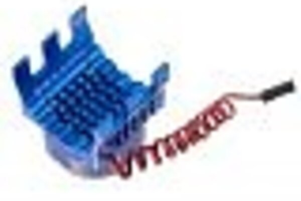 Powerhobby PHT1299-Blue  PowerHobby 1/8 Aluminum High Speed LED Lights Cooling Fan Heatsink Mount Blue