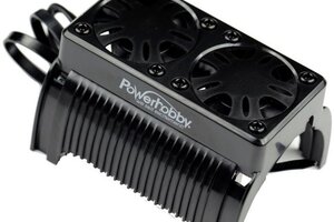 Powerhobby PHF009  1/5 Twin Motor Cooling / Heat Sink Fan with Housing 55mm