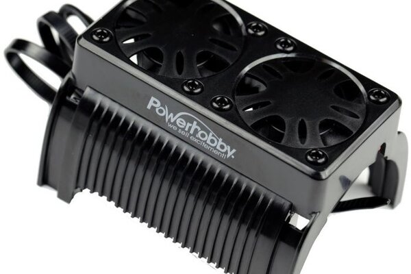 Powerhobby PHF009  1/5 Twin Motor Cooling / Heat Sink Fan with Housing 55mm