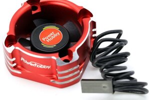 Powerhobby PHF3033-RED   Booster 30x30 High Speed Aluminum RC Cooling Fan