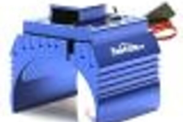 Powerhobby PHB18FSBLUE  Powerhobby Aluminum Motor Heatsink + Cooling Fan For 1/8 Size Motors Blue