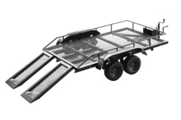 Rage R/C RCEPRO1500  1/10 Scale Full Metal Trailer with LED Lights