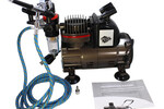 Spaz Stix SZX50000  Dual Action Gravity Feed Airbrush & Air Compressor Combo