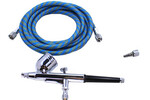 Spaz Stix SZX50000  Dual Action Gravity Feed Airbrush & Air Compressor Combo