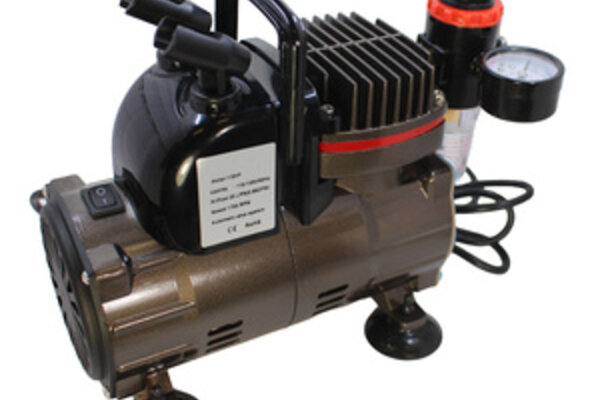 Spaz Stix SZX50000  Dual Action Gravity Feed Airbrush & Air Compressor Combo