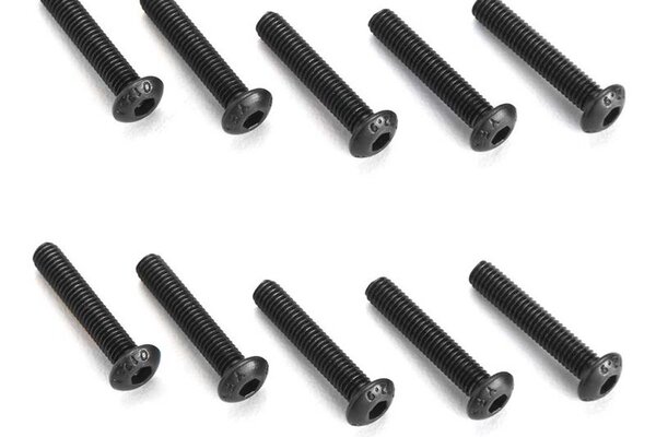ARRMA AR722416 Flat Head Hex Machine Screw 4x16mm (4)