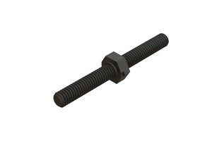 ARRMA ARA340155 Steel Turnbuckle M4x40mm (Black)