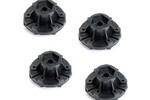 Jetko Tires JKO7303B2  1/10 SC Wheel Adapters 12mm, 1/2" Offset, Wide for Traxxas Slash 2WD Front (4)