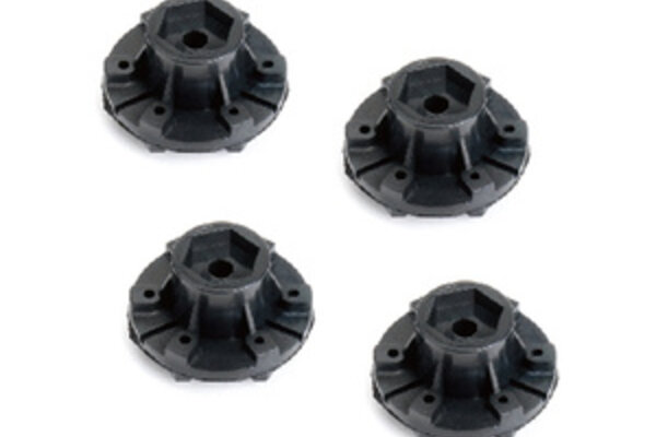 Jetko Tires JKO7303B2  1/10 SC Wheel Adapters 12mm, 1/2" Offset, Wide for Traxxas Slash 2WD Front (4)