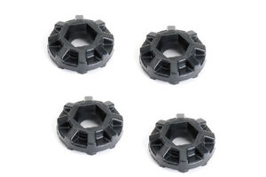 Jetko Tires JKO7301B1   1/8 SGT MT 3.8 Wheel Adapters 17mm, 0" Offset (4)