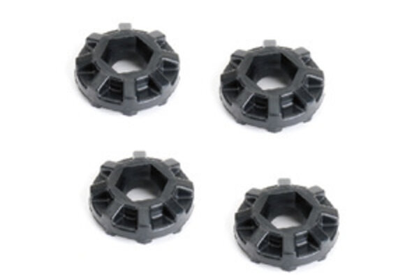 Jetko Tires JKO7301B1   1/8 SGT MT 3.8 Wheel Adapters 17mm, 0" Offset (4)