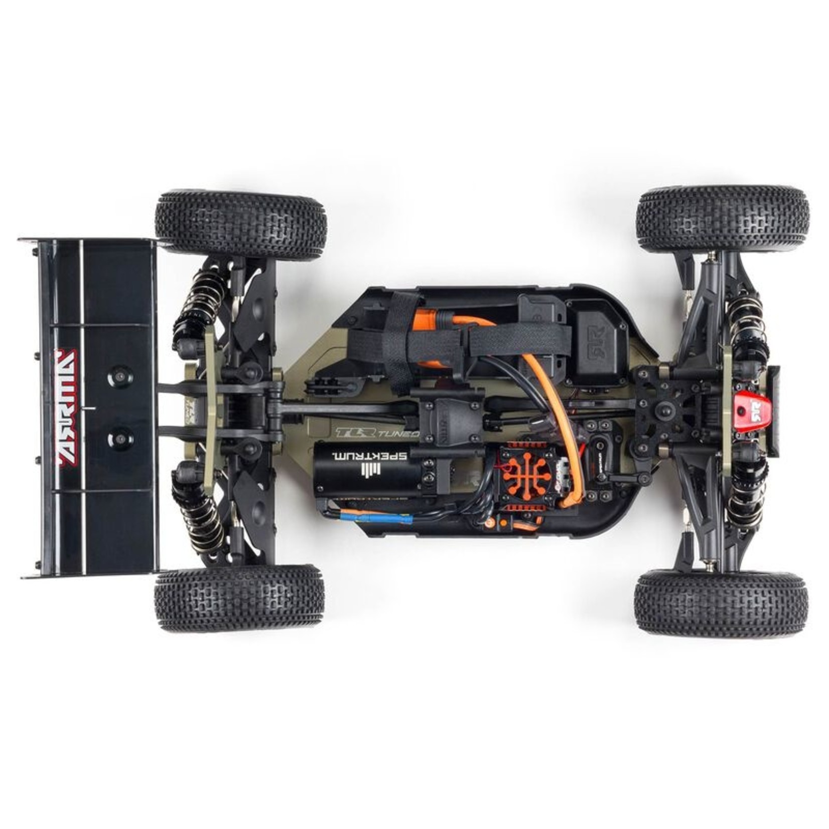 ARRMA ARA8406  1/8 TLR Tuned TYPHON 6S 4WD BLX Buggy RTR, Red/Blue