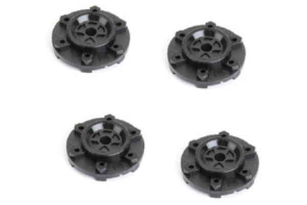 Jetko Tires JKO7302B1  1/10 ST MT 2.8 Wheel Adapters 12mm, 0" Offset, Narrow (4)