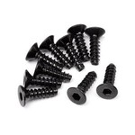 HPI Racing HPI94304  Tp. Flat Head Screw M3X10mm (Hex Socket/10pcs)