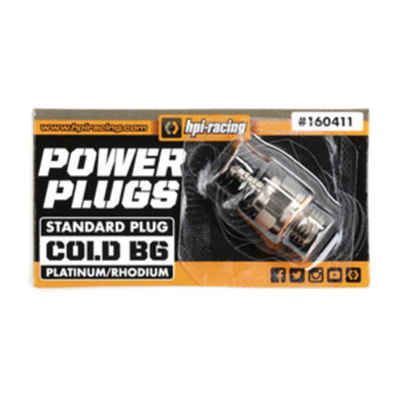 HPI Racing HPI160411 Glow Plug, Cold, B6, for 0.18 to 0.28ci (3 to 4.7cc) Engines Running 20% to 30% Nitro
