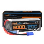Power Hobby PHB4S6000120CEC5  4S 15.2v 6000mAh 120C Graphene + HV LiPo Battery w/ EC5 Plug