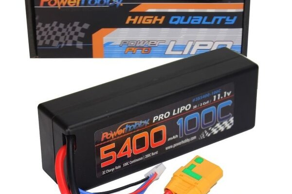 Powerhobby PH-3s-5400mah-100c-xt90-HC  Powerhobby 3s 11.1v 5400mah 100c lipo Battery w XT90 Plug Hard Case