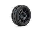 Jetko Tires JKO3203CBSSG 1/10 GT Evolution Tires Mounted on Black Claw Rims, Super Soft (4)