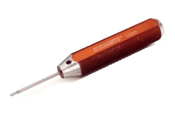 Dynamite DYN2900  Machined Hex Driver, Red: 1.5mm