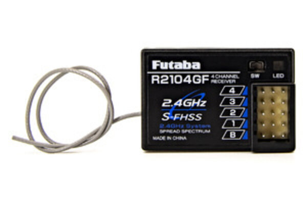 Futaba FUT01102199-3   R2104GF 2.4GHz S-FHSS 4-Channel High Voltage