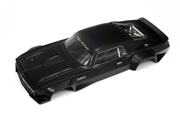 ARRMA ARA410007  1/7 Painted Body, Black: FELONY 6S BLX