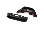ARRMA ARA410008  1/7 Painted Splitter And Diffuser, Black and Red: FELONY 6S BLX