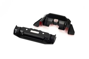 ARRMA ARA410008  1/7 Painted Splitter And Diffuser, Black and Red: FELONY 6S BLX