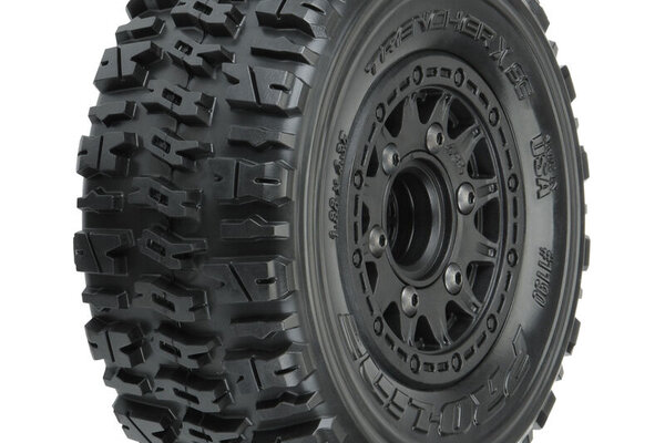 Proline Racing PRO119010  Trencher X SC 2.2/3.0" All Terrain Tires, Mounted on Raid