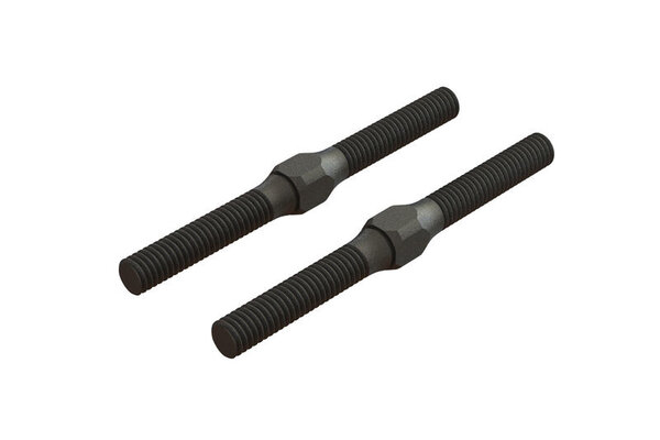 ARRMA AR330542 Steel Turnbuckle M4x48mm Black (2)