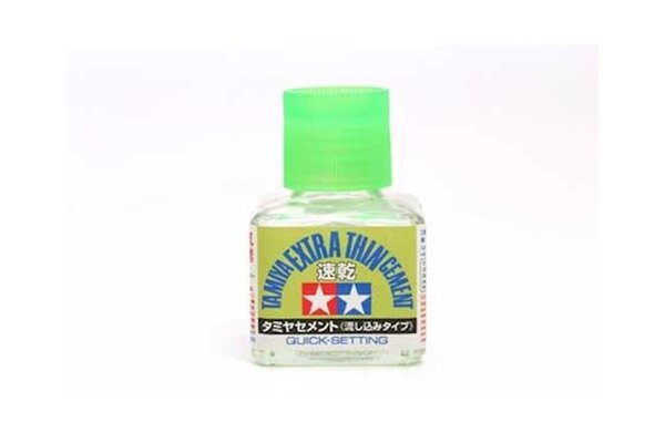 Tamiya TAM87182  Extra-Thin Cement, 40ml Quick Setting