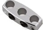 Yeah Racing YEA-YA-0487SV  Yeah Racing 12-14AWG Aluminum Motor Wire Organizer Clamp (Silver)