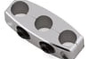Yeah Racing YEA-YA-0487SV  Yeah Racing 12-14AWG Aluminum Motor Wire Organizer Clamp (Silver)
