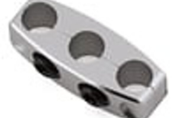 Yeah Racing YEA-YA-0487SV  Yeah Racing 12-14AWG Aluminum Motor Wire Organizer Clamp (Silver)