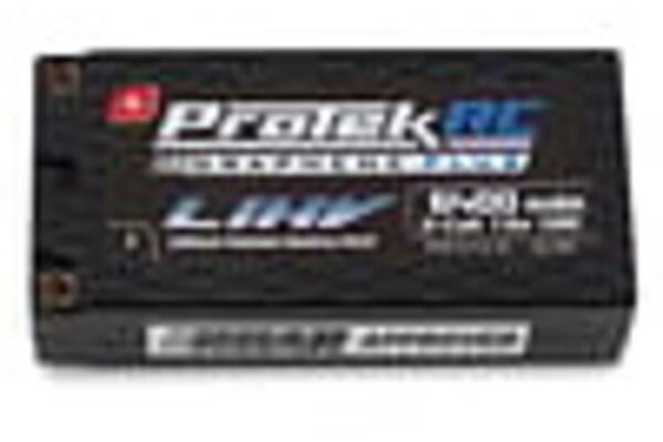 Protek RC PTK-5114-22  ProTek RC 2S 130C Low IR Si-Graphene + HV Shorty LiPo Battery (7.6V/6400mAh) w/5mm Connectors (ROAR Approved)