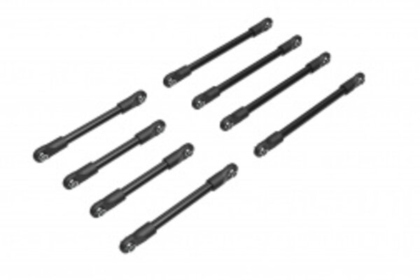 Traxxas 9749 Suspension link set, steel (includes 4x53mm front lower links (2), 4x46mm front upper links (2), 4x68mm rear lower or upper links (4))
