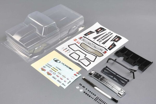 LOSI LOS230087  Clear Body Set, 1968 F100 : 22S Drag Car