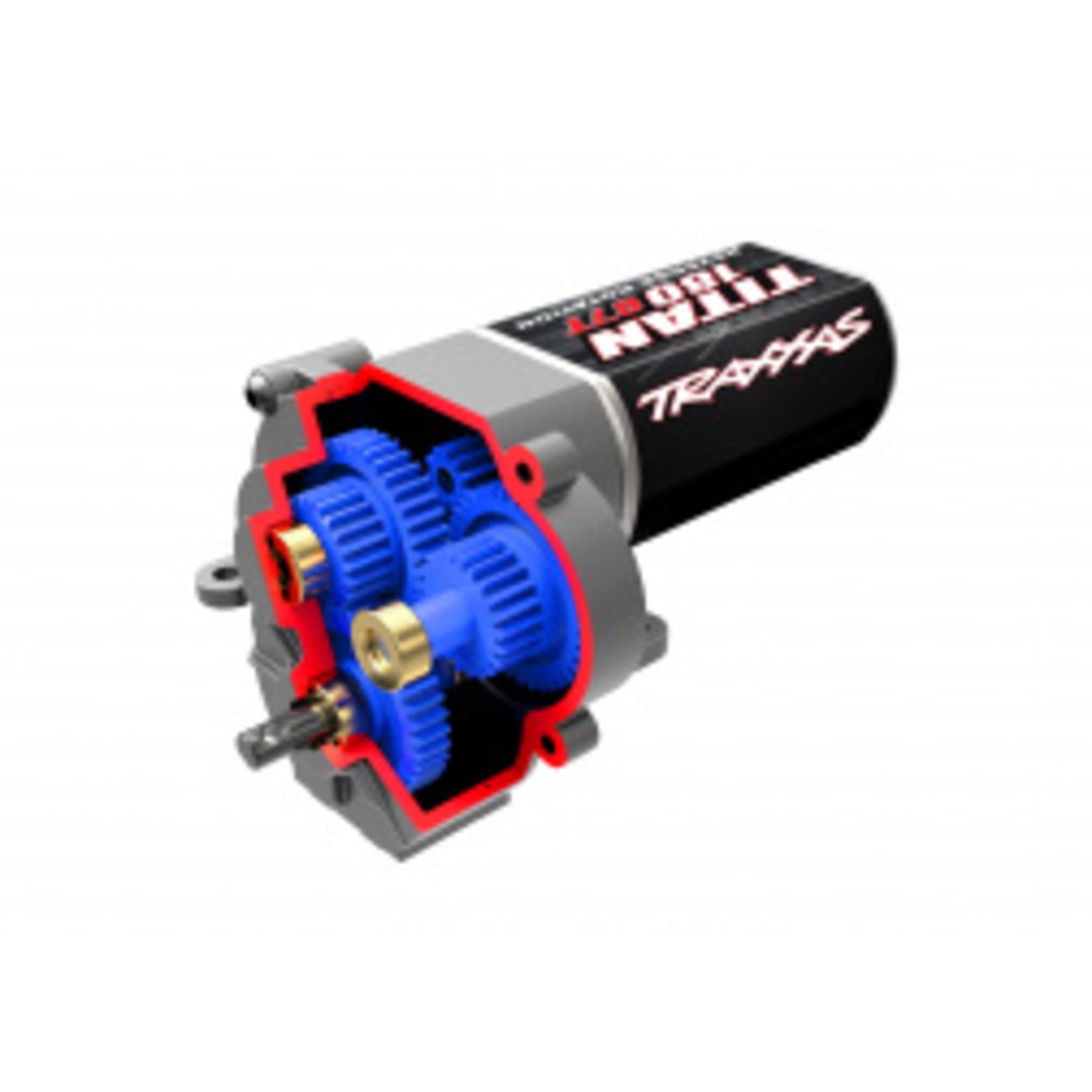 Traxxas 9791X  Transmission, complete (speed gearing) (9.7:1 reduction ratio) (includes Titan® 87T motor)